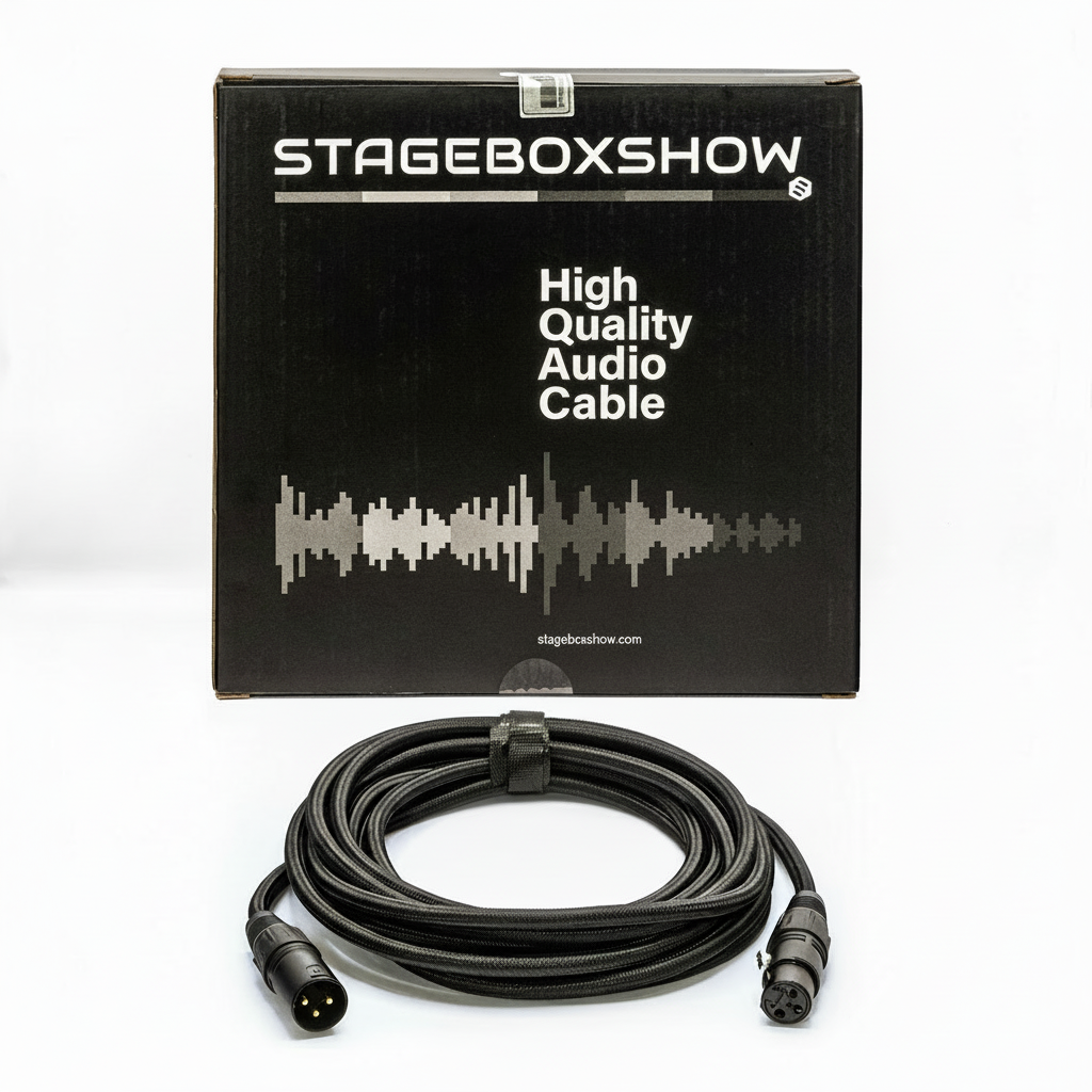 XLR (M) para XLR (F) (5 metros)