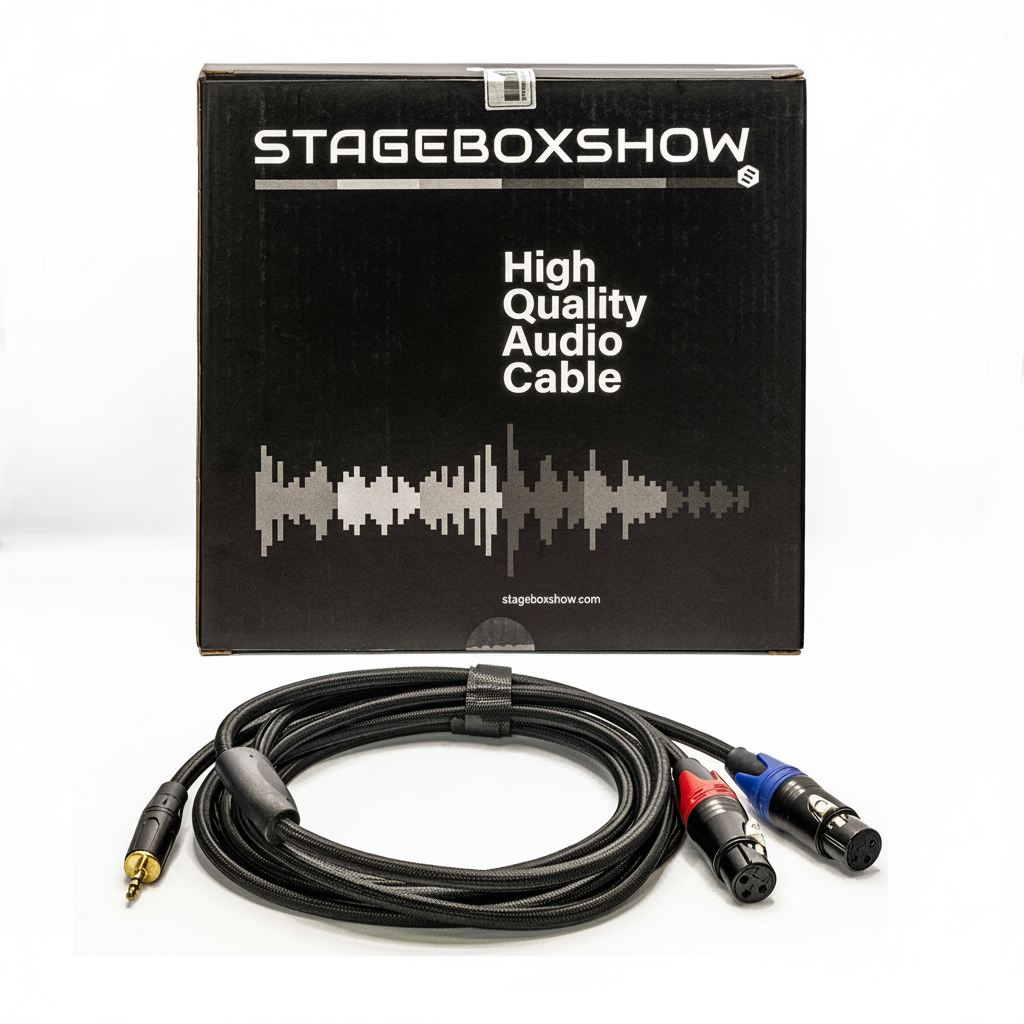 Mini-jack para stereo XLR (F) (3 metros)