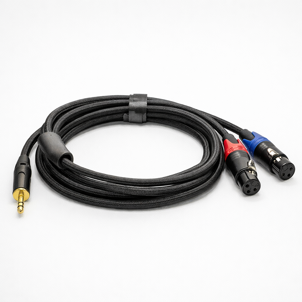Mini-jack para stereo XLR (F) (3 metros)