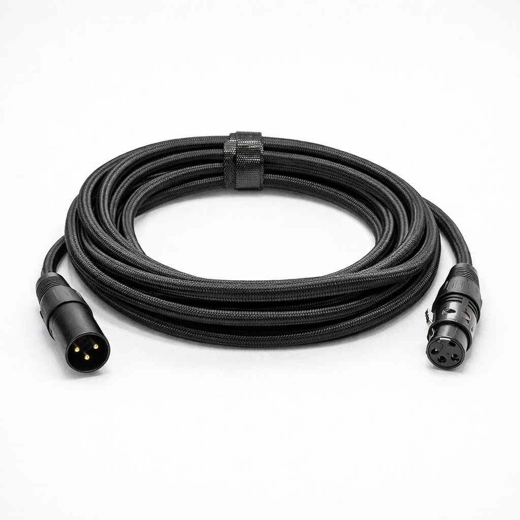 XLR (M) para XLR (F) (5 metros)