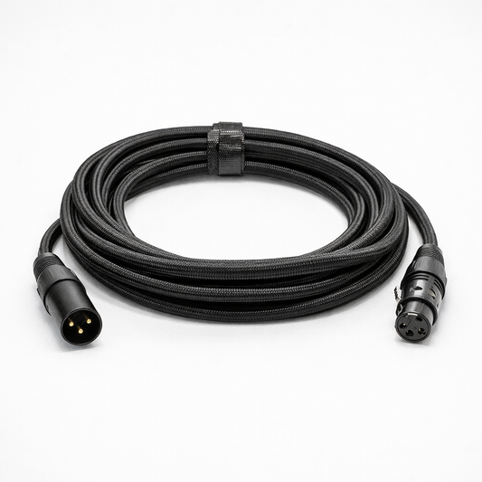 XLR (M) para XLR (F) (5 metros)